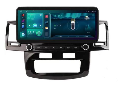 Магнитола Toyota Hilux/Fortuner (2005-2010) Android 12 8/128GB QLED DSP 4G модель KP-T1257