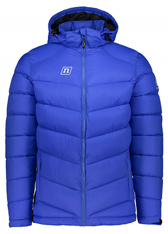 Очень Тёплый спортивный пуховик Noname Heavy Padded Jacket UX Blue унисекс