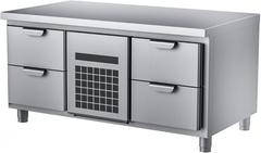 Стол холодильный низкий HAPPYCHEF TC GL 2-CR-2