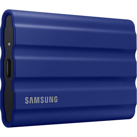 Внешний SSD Samsung 1TB T7 Shield Portable SSD (Blue) защищенный синий