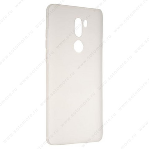 Накладка силиконовая Soft Touch ультра-тонкая для Xiaomi Mi 5S Plus белый