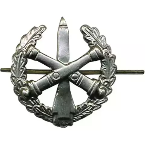 Эмблема петличная РВиА старого образца металл полевая