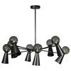 Люстра на штанге Loft It Halley 10046/8 Black