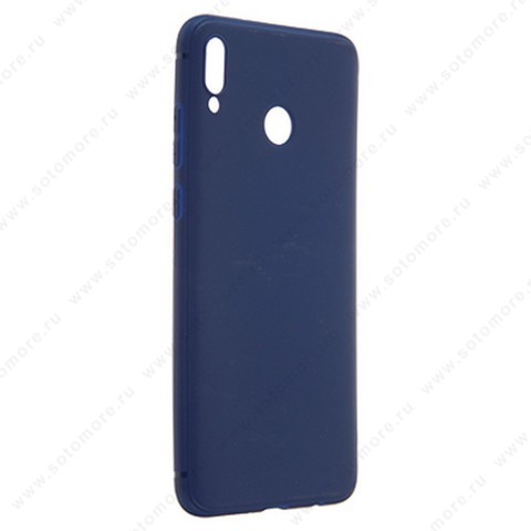 Накладка силиконовая Soft Touch ультра-тонкая для Huawei Honor 8x Max синий
