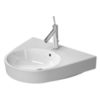 Duravit Полупьедестал для раковины 195х175 мм (для 232365, 232360, 232355) цвет белый 858340000