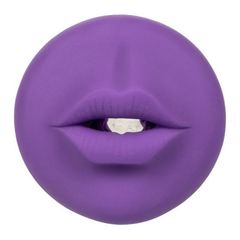 Ультрамягкий мастурбатор-ротик Deep Throat Grip - 