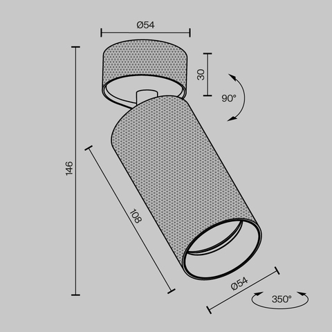 Накладной светильник Maytoni Artisan C082CL-01-GU10-B