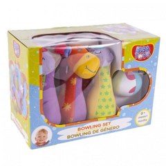 Игрушка развивающая Biba Toys Мягкий боулинг Счастливая ферма BS544