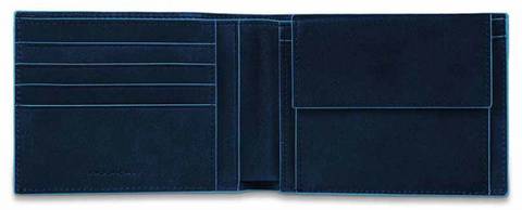 Кошелек мужской Piquadro Blue Square PU257B2R/BLU2, синий, кожа натуральная