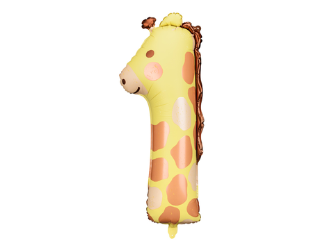 Цифра 1 жираф PartyDeco