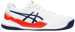 Детские теннисные кроссовки Asics Gel-Resolution 9 GS - white/blue expanse