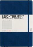 Блокнот Leuchtturm1917 темно синий(dark blue) клетка (А6)