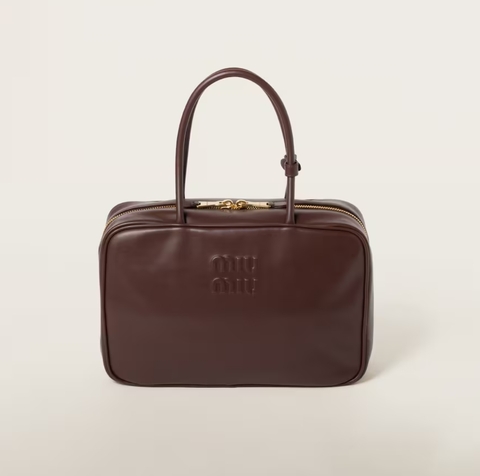 Сумка MIUMIU Beau Тёмно-коричневая
