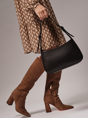 Сумка багет Deboro 31046 темно-коричневый