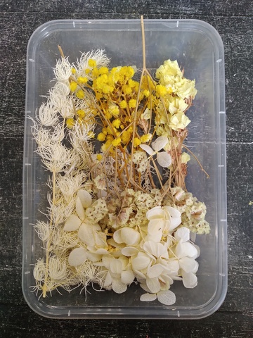 сухоцветы в коробке -0012
