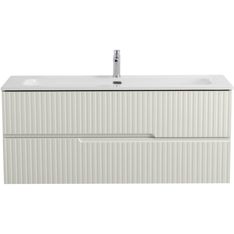 Cezares DUET-N-1200-2C-SO-AS-P DUET-N База под раковину подвесная с двумя выкатными ящиками, Альпака Брашированная, 1200x457x500