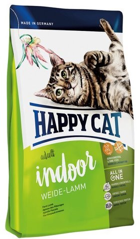 купить Happy Cat Supreme Adult Indoor Weide-lamm сухой корм для домашних кошек с пастбищным ягненком