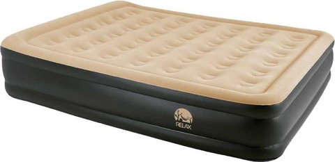 Надувная кровать RELAX HIGH RAISED Luxe AIR BED QUEEN 27266EU +эл. насос 203x157x47