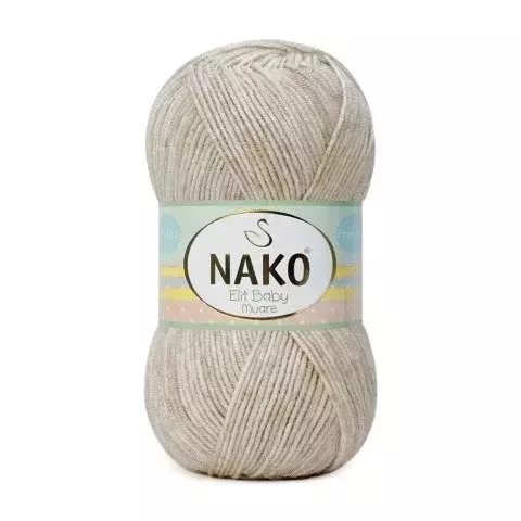 Пряжа Nako Elit Baby Muare 31867 жемчуг (уп.5 мотков)