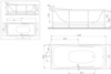 Am.Pm W30A-170-075W-P Sensation. панель фронтальная для ванны Sensation A0 170х75 см. шт