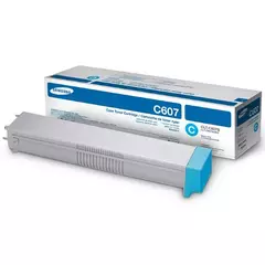 Тонер-картридж Samsung CLT-C607S оригинальный голубой Cyan 15K для HP CLX-8640ND, CLX-8650ND, CLX-9250ND, CLX-9252NA, CLX-9350ND, CLX-9352