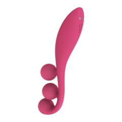 Мультифункциональный вибратор для тройной стимуляции Satisfyer Tri Ball 1 красный