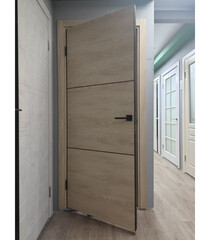 Межкомнатная дверь VFD (ВФД) URBAN 2 Sand Vellum BLACK MOULD / BE