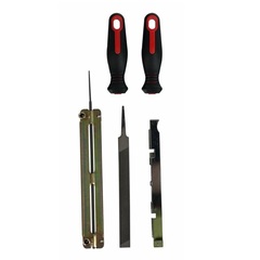 Заточной набор DDE (кр,нап, 4,0 мм +пл. нап,, + планка.+ калибр + 2 р (в блистере)