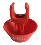 Пружинная чашка на трубу для цыплят