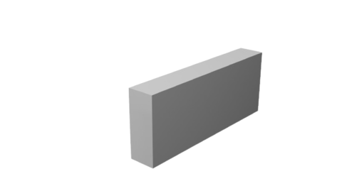 Газобетонный блок D400(625х100х250)