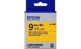 653002 Картридж EPSON с лентой LK3YBP (лента пастельная 9мм, Желт./Черн. )