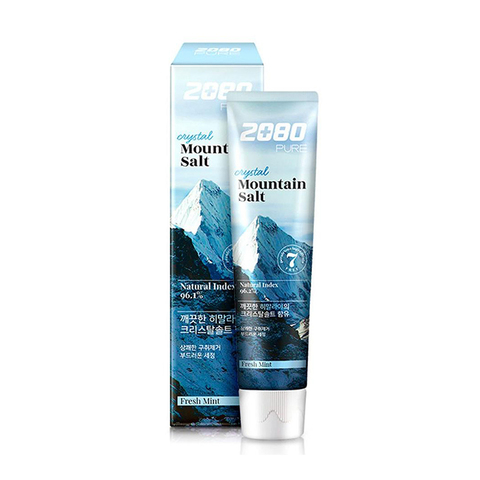 Dental Clinic 2080 Зубная паста с гималайской солью  Pure Crystal Mountain Salt Toothpaste Fresh Mint