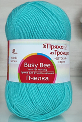 Пряжа "Пчёлка", 100% акрил, 100гр - 500м, голубая бирюза