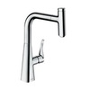 Смеситель для кухни с выдвижным изливом и лейкой Hansgrohe Metris Select 14857000