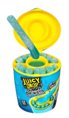 Кислые палочки с конфетами Sour Juicy Sticks Gummy Blue Rebel с ягодным вкусом