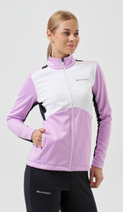 Тренировочная куртка Nordski Advance White/Orchid/Black W женская