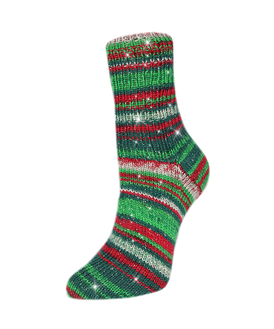Rellana Flotte Socke Christmas Metallic 2026