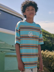 Футболка для мальчика Next AG3-613, Голубой, Оранжевый