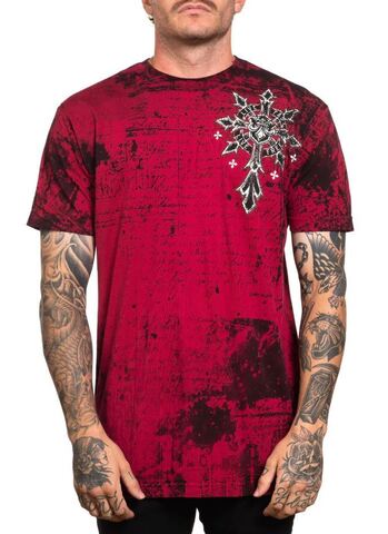 Affliction | Футболка мужская Retribution Tee A25069RD сзади