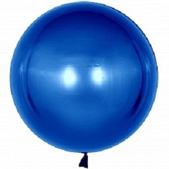 К 18''/46 см, Сфера 3D, Deco Bubble (Бабл), Синий, 1 шт.
