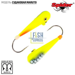 Мормышка Spider Судаковая Maruto 039 цвет 10  вес 21г 45мм/Кол-во в упаковке 1шт. Цена указана за 1шт.