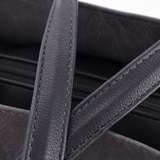 Сумка Саломея 1134 македония серый + черный