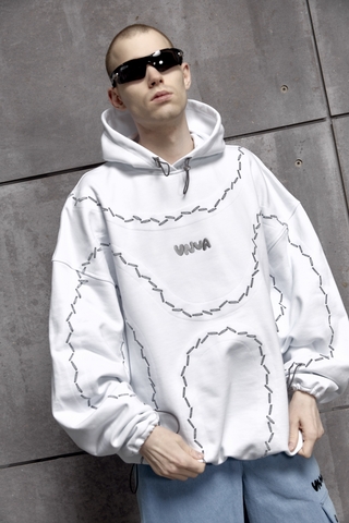 Худи VNVA Noise белое