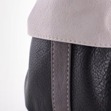 Сумка Саломея 890 мульти итальянский серо-черный