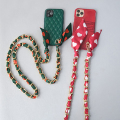 Ручка из цепочки с платком S-21