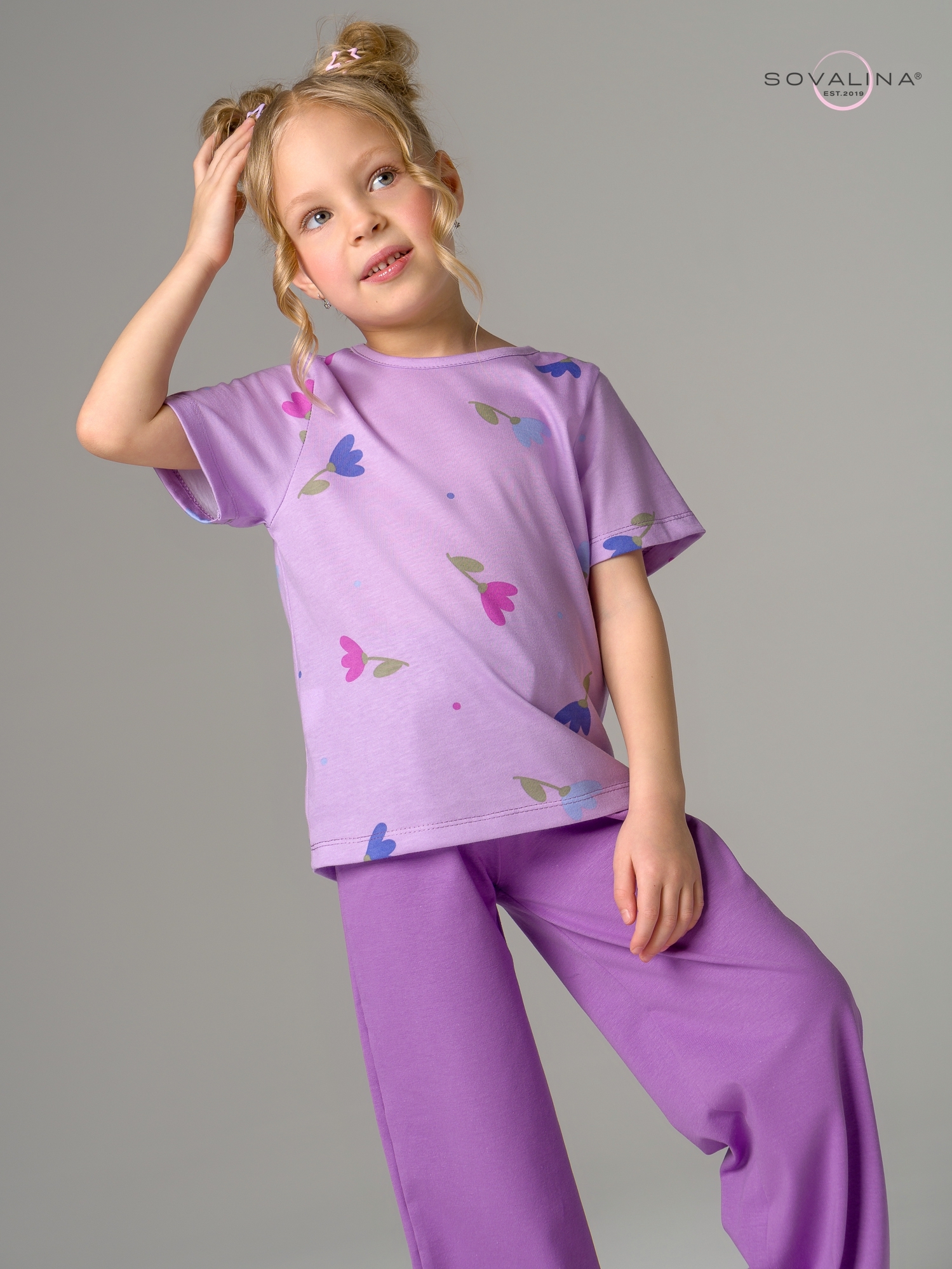 Костюм Лето сиреневый колокольчик-сирень