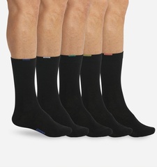 Носки мужские 5 пар в упаковке DIM 04CU | Черный