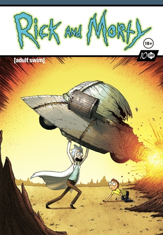 Рик и Морти. Истории за кадром (книга 3) (Обложка для Comic Con Russia 2019 №1) (Б/У)