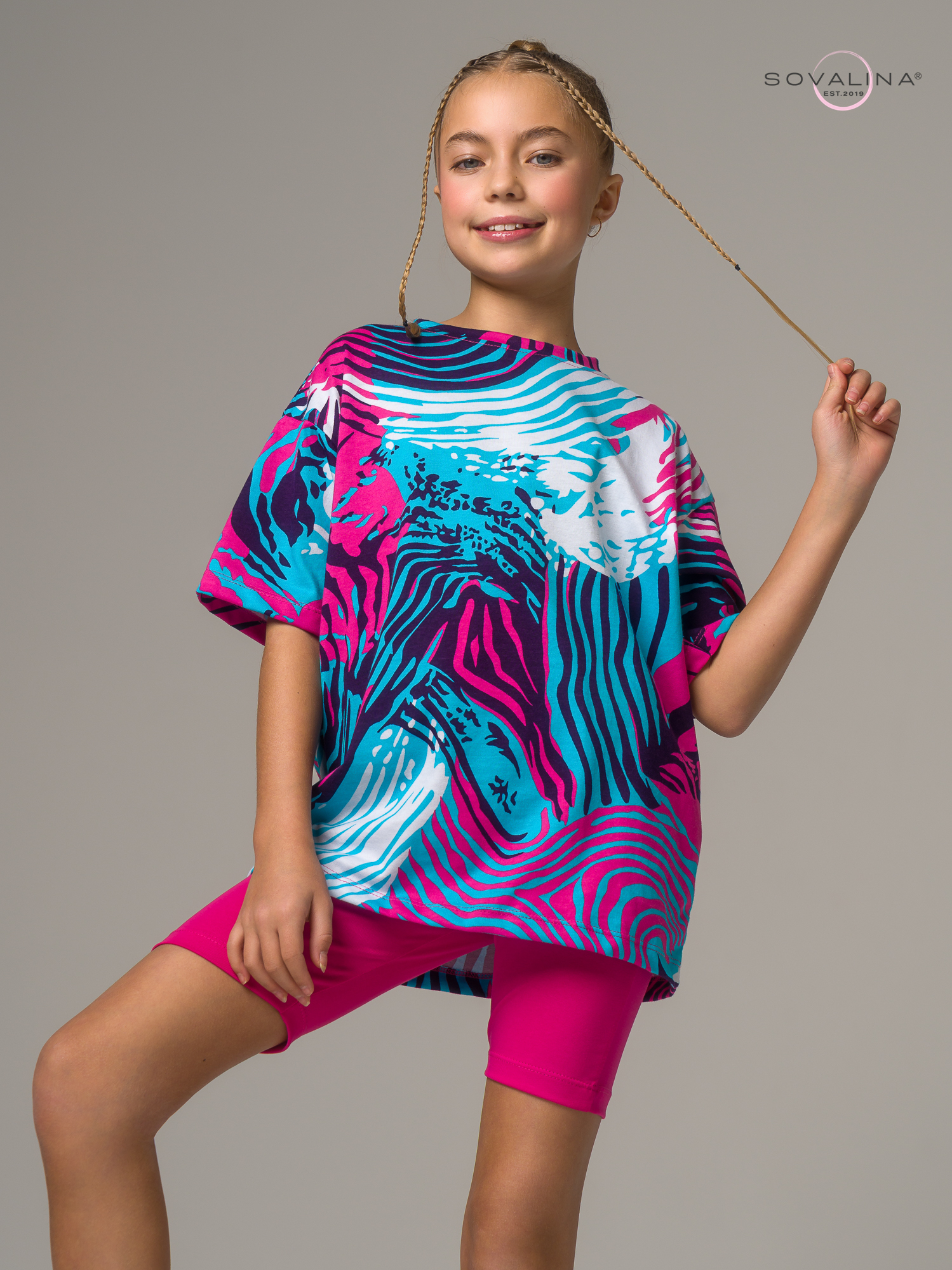 Костюм Актив MAX отпечатки-фуксия