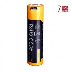 Аккумулятор Fenix 18650 ARB-L18-2600U 2600mAh с разъемом для USB